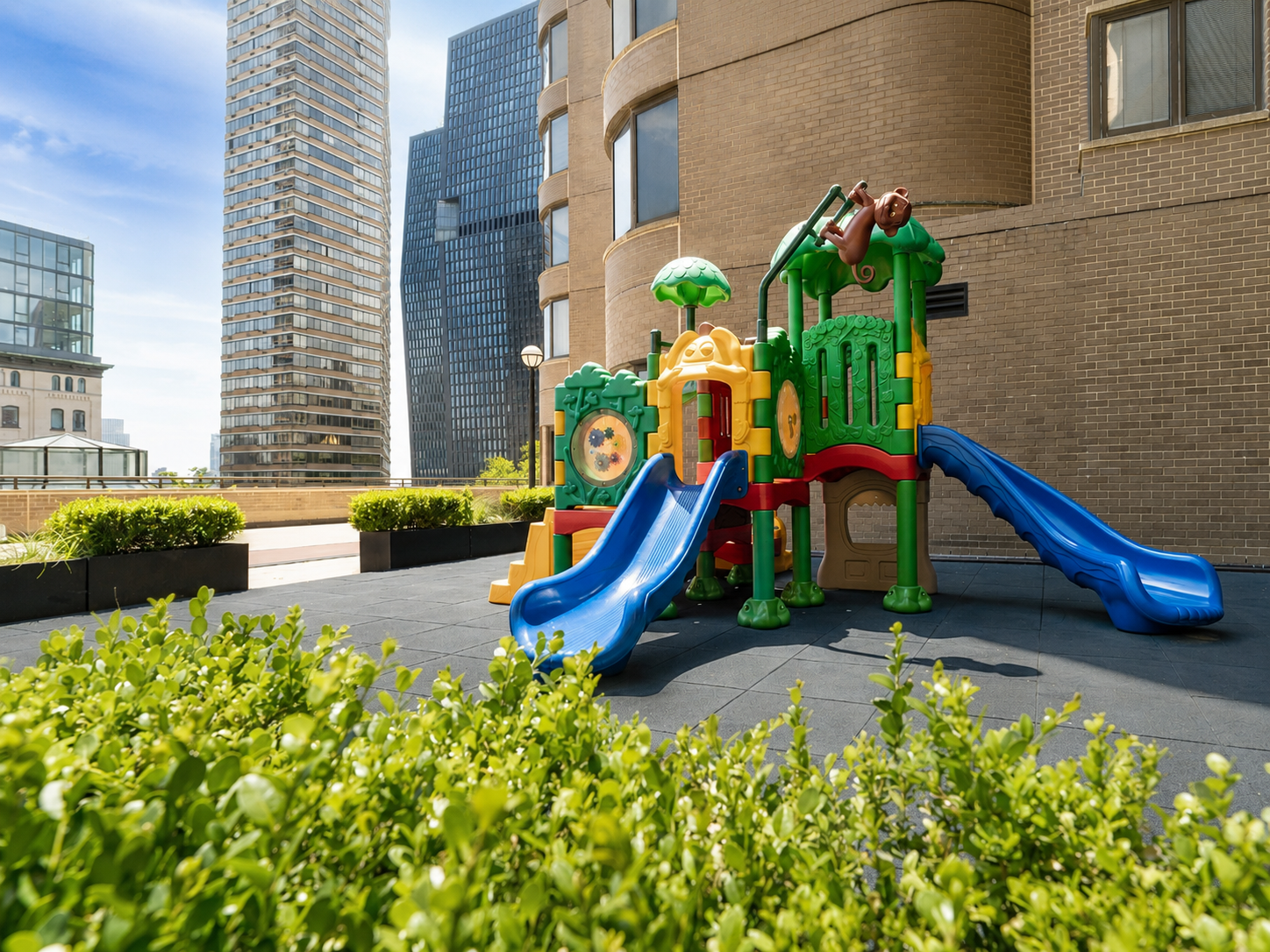Children's playground terrace at The Corinthian